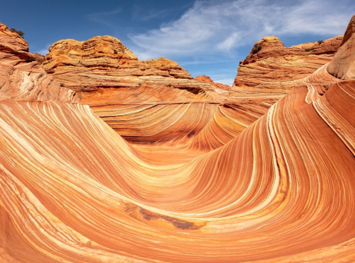 The Wave, un'onda di stupefacente meraviglia. È incastonata nel canyon dell'Arizona