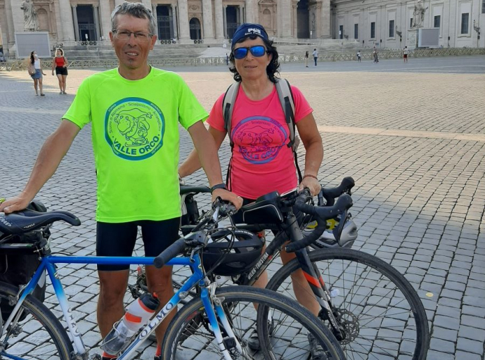 Da Caselle a Roma: quasi 1000 chilometri in bicicletta. Lungo l'affascinante via Francigena