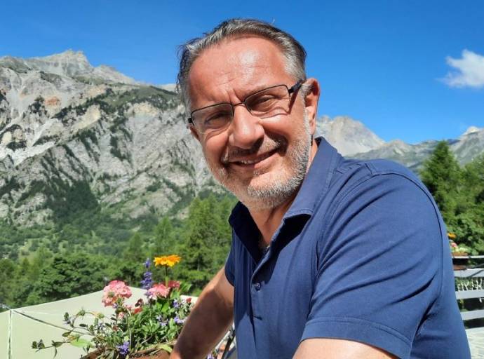 Il giornalista Mediaset Beppe Gandolfo a Volpiano con “Un anno in Piemonte - 2021”