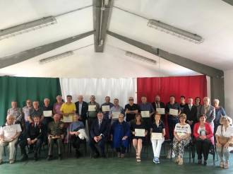 Gino Gronchi premiato dall'associazione internazionale