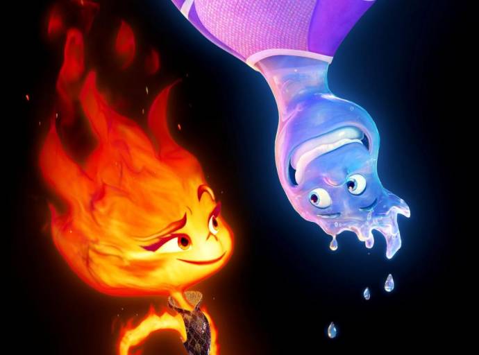 "Elemental" il nuovo film Disney-Pixar. La love story tra fuoco e acqua nella metropoli popolata dai quattro elementi