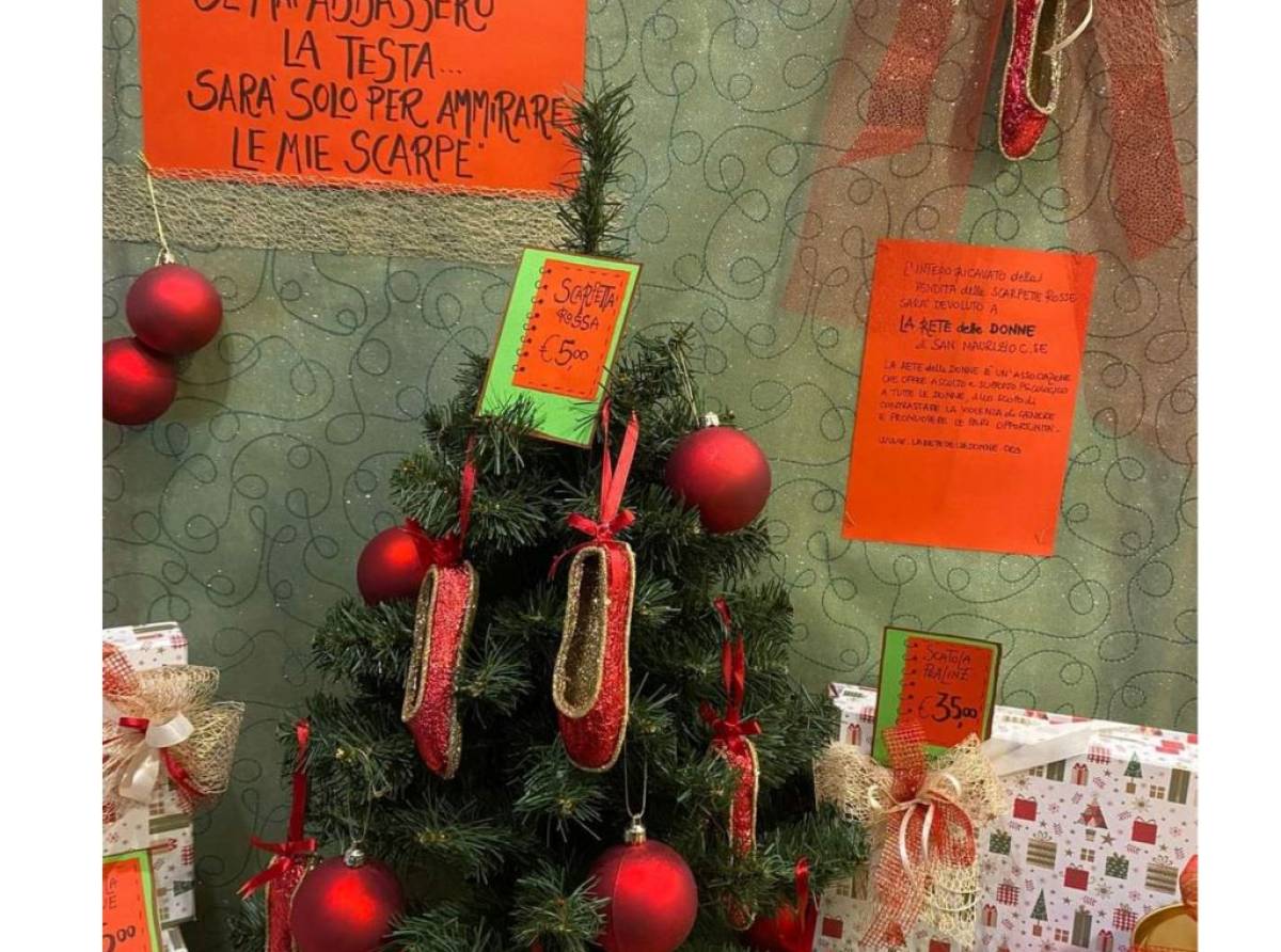 Dolci scarpette rosse contro la violenza sulle donne. L'originale iniziativa della Pasticceria Castelli di Caselle