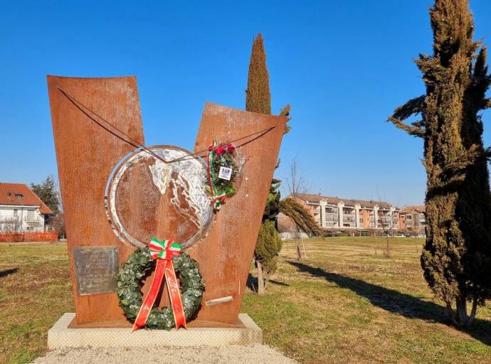 Commemorazione istituzionale in ricordo delle vittime delle foibe e cerimonia al monumento, a Venaria