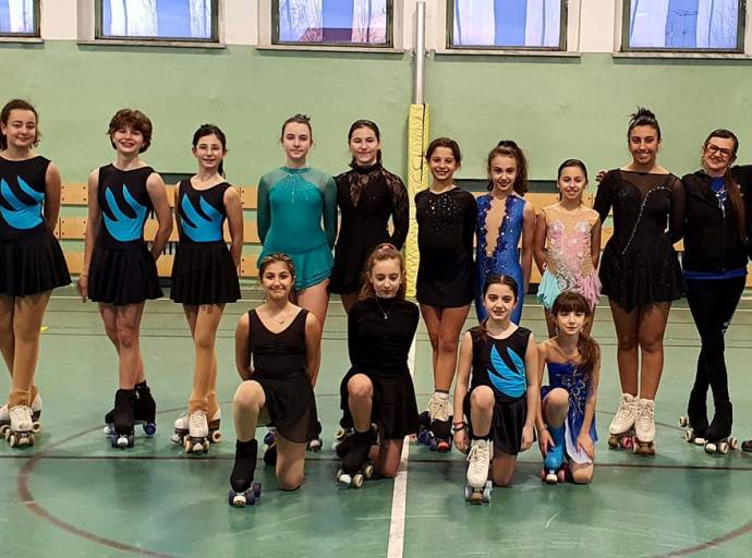 La Skating Dreams di Volpiano fa il pieno di medaglie al 2° trofeo regionale "Memorial Luciana Borello"