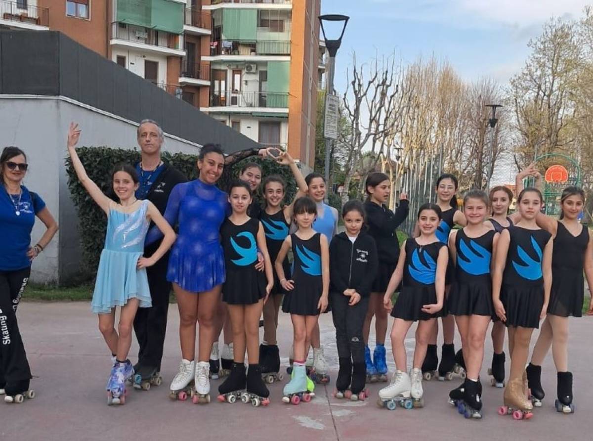 Tre ori, due argenti e un bronzo per le atlete dello Skating Dreams di Volpiano al Trofeo Rolling Dream