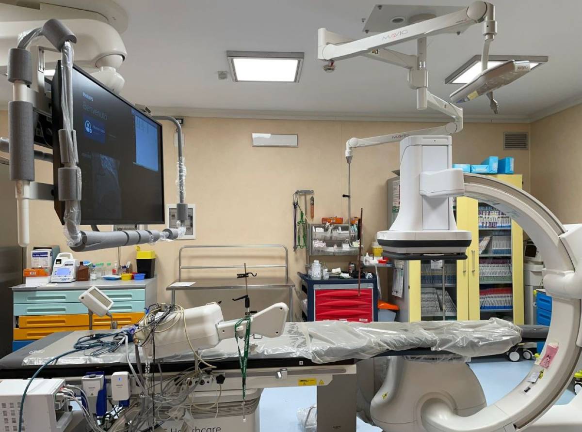 Riaperta l’Emodinamica all'ospedale, dopo la sostituzione dell’angiografo con un’apparecchiatura di ultima generazione