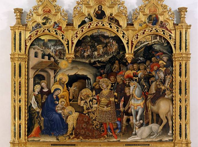 "Adorazione dei Magi", il capolavoro di Gentile da Fabriano. La spettacolare pala d'altare realizzata nel 1423