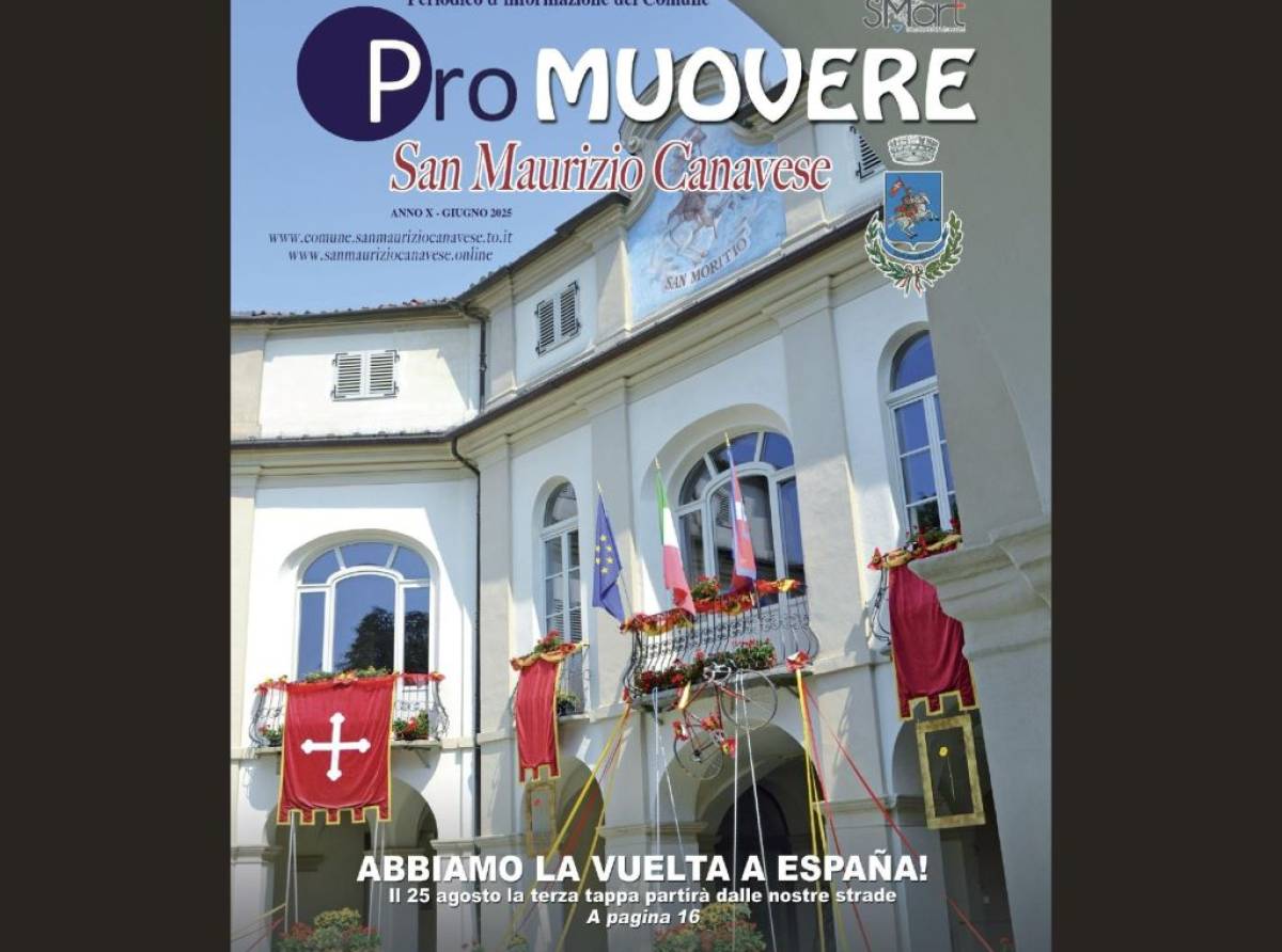 Non solo web e social: il Comune torna alla carta con 'Promuovere San Maurizio Canavese', il nuovo strumento d’informazione per tutti