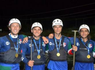 Mondiali U19-U23: capolavoro azzurro sulle rapide di Solkan.Movimento e Natura di Volpiano scrive la pagina più scintillante del rafting giovanile italiano
