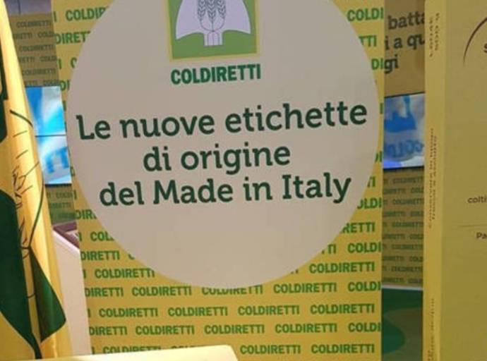 Etichettatura alimentare, proroga fino al 2026: Coldiretti spinge sulla trasparenza e difende il valore del Made in Italy