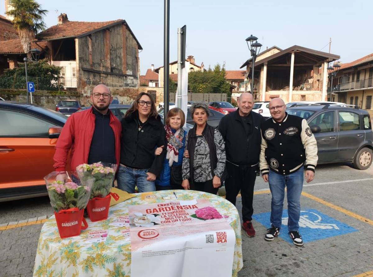 Pro Loco Lombardore protagonista di solidarietà: sold-out per “La Gardensia”, 80 piantine vendute contro la sclerosi multipla