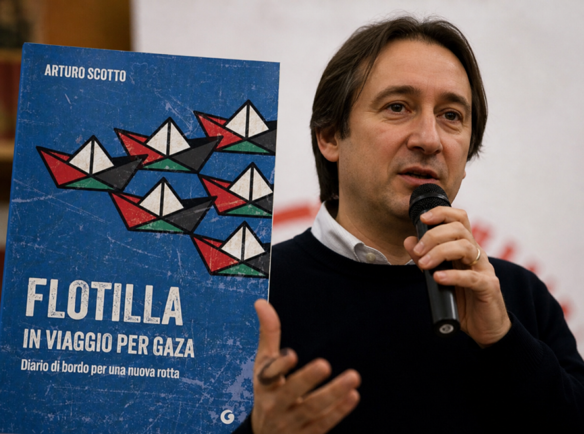 Sumud Flotilla, arresti in acque internazionali e tensioni a Gaza: a Torino il 4 maggio un incontro pubblico con Arturo Scotto 