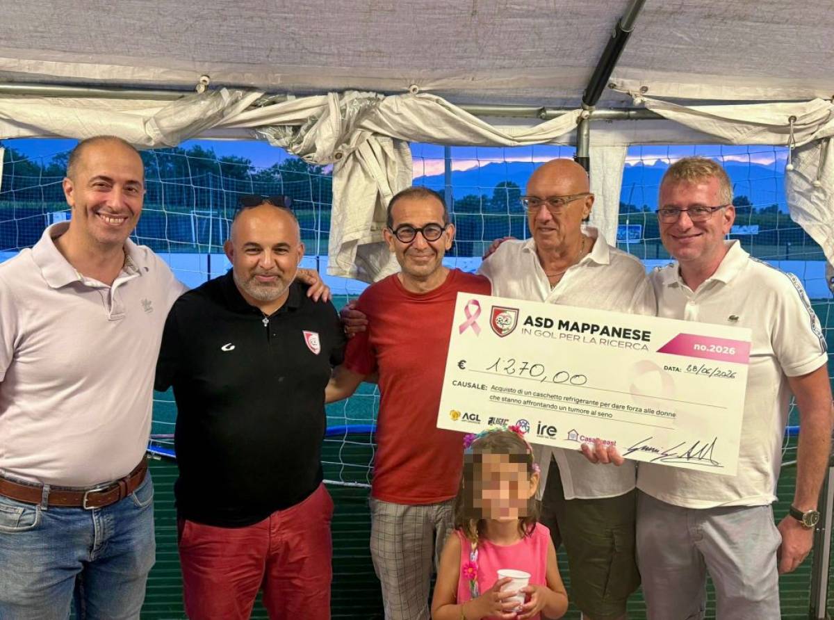 Partita del Cuore Mappano: la pioggia non ferma la solidarietà, raccolti 1.270 euro per CasaBreast
