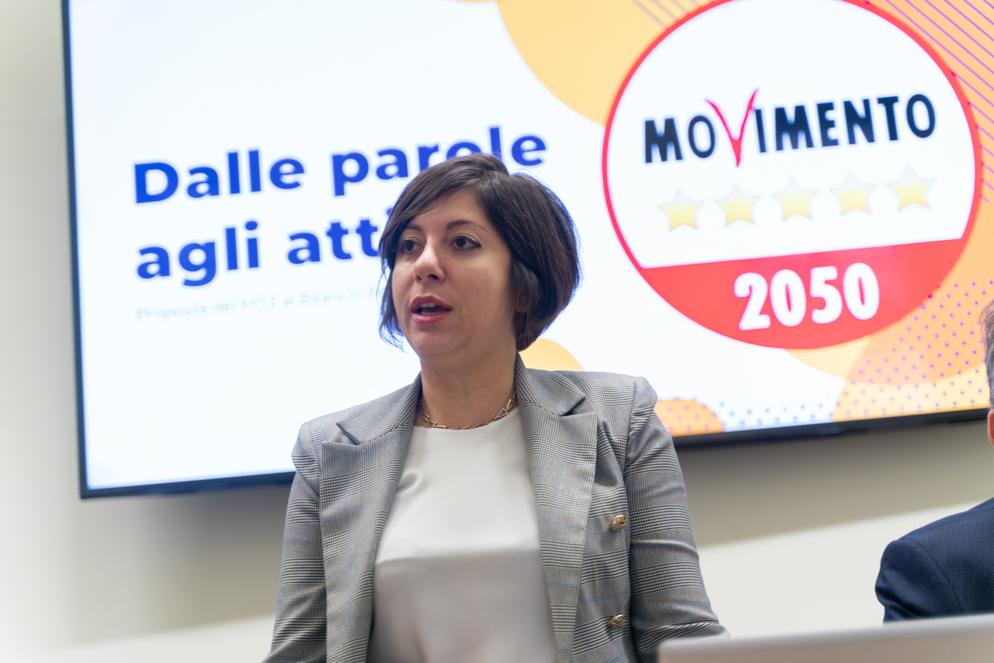 Disabato parla in conferenza stampa