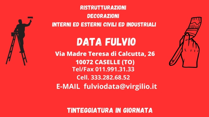 Data tinteggiatura banner orizzontale