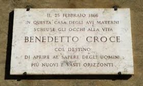 targa casa benedetto croce